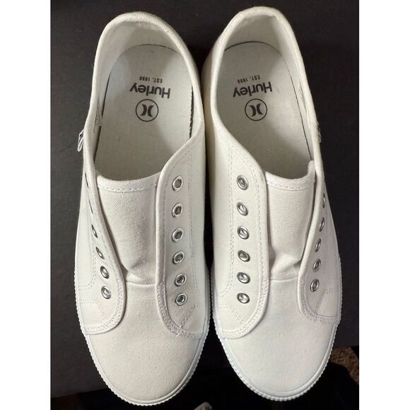 Hurley Chloe Slip-On Classic Staple White Shoe W Size 8M - Picture 5 of 6